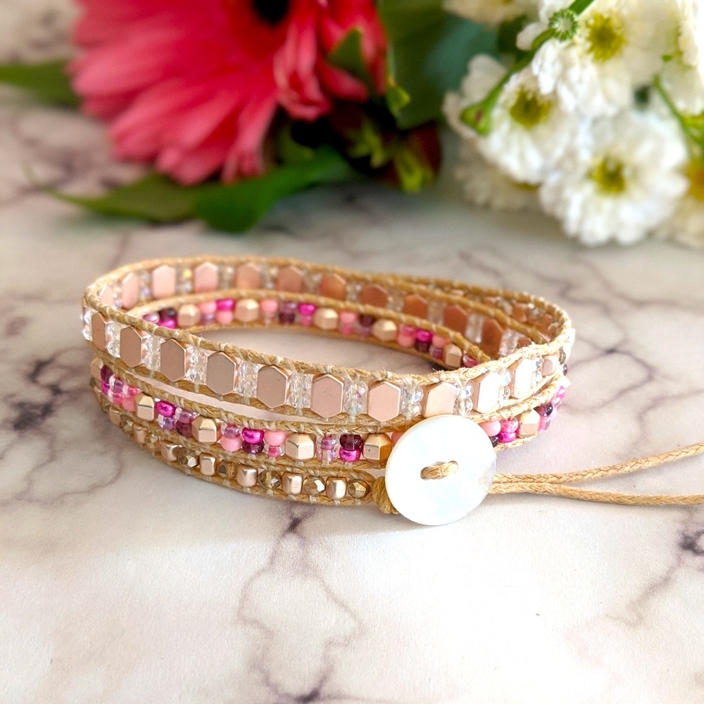 Rose Gold Pacific Beach Bracelet